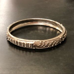 Silver bangle